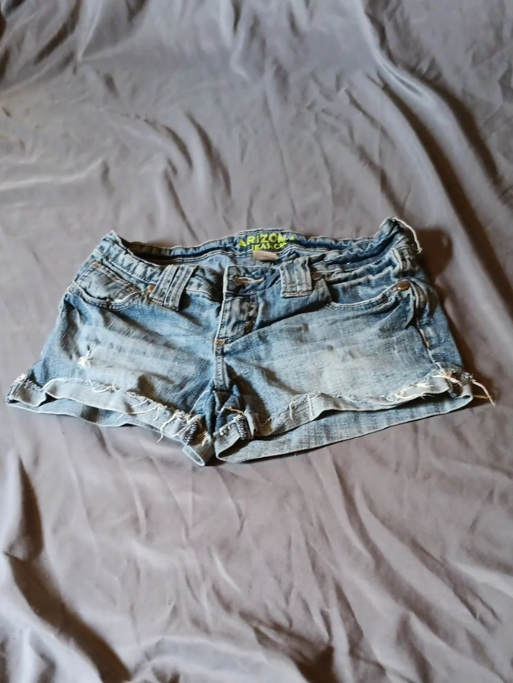 Arizona Juniors Light Blue Denim  Shorts